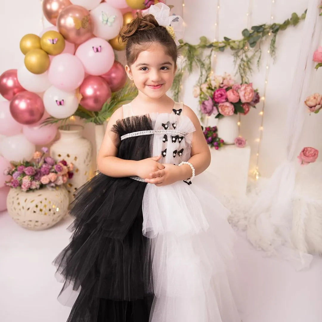 Butterfly Kisses Tiered Tulle Dress