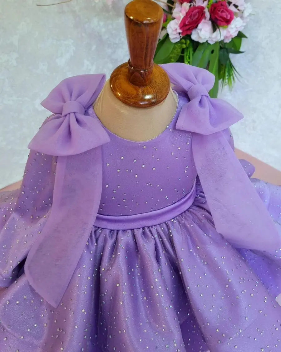 Rhinestones Embellished Princess Tutu Dress